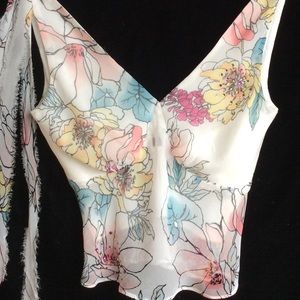 100% Silk Blouse, Size 4.